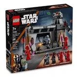 LEGO Star Wars set 75386 features Paz Vizsla and Imperial Praetorian Guard Battle, recommended for ages 7 and up, with 289 pieces including minifigures.