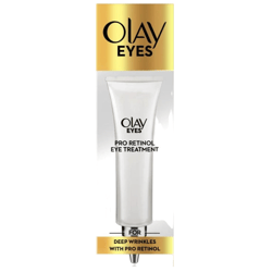 Olay Eyes Pro Retinol Eye Treatment targets deep wrinkles with pro retinol.