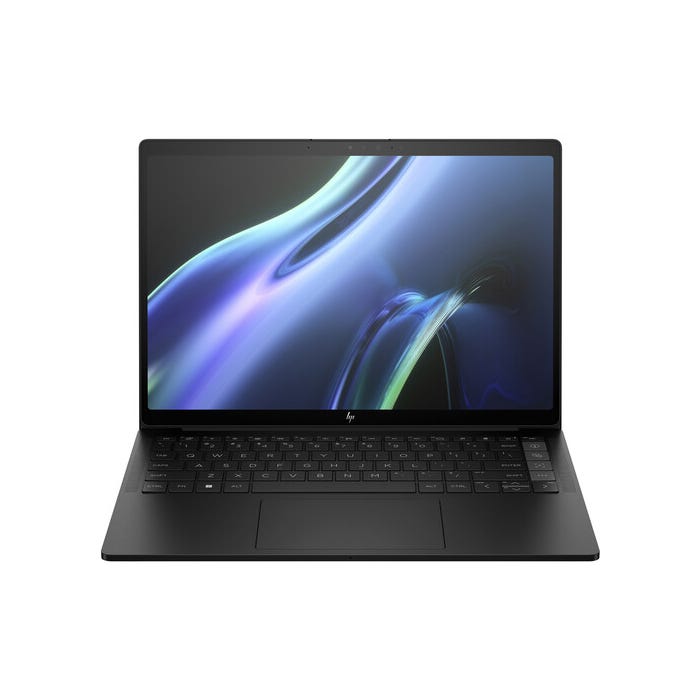 HP 14\“ Touchscreen LTE Notebook features a sleek design, backlit keyboard, and a vibrant display.