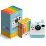 Polaroid Now Instant Camera with Color i-Type Film shown with its packaging. Includes the camera and film for 16 instant photos.