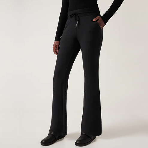 women in black pants