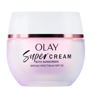 Olay Super Cream with Sunscreen, Broad Spectrum SPF 30.