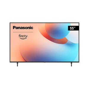 A Panasonic 55\“ Fire TV is shown, featuring a built-in Fire TV for streaming capabilities.
