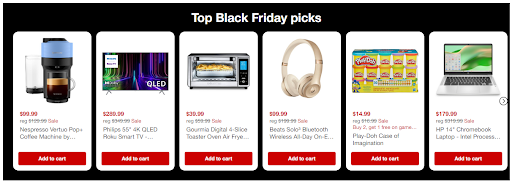 Target top Black Friday picks