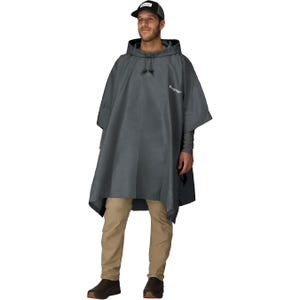 The Frogg Toggs Ultralight Poncho is a waterproof, reusable rain poncho designed for compact storage. It features a hood with adjustable cords and lightweight material, ideal for outdoor activities.
