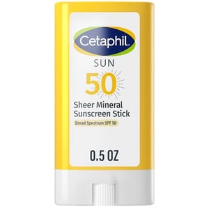 Cetaphil Sun Sheer Mineral Sunscreen Stick, SPF 50, Broad Spectrum, 0.5 oz.