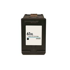 HP 61XL black ink cartridge, model CH563W.