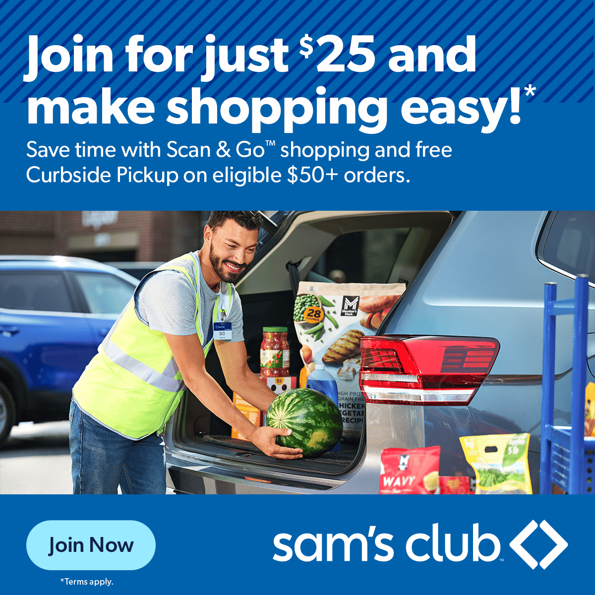 Sam's Club 1-Year Membership $25 at Brad's Deals