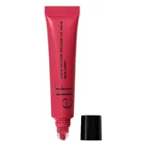 e.l.f. Glow Reviver Melting Lip Balm in Wild Cherry, shown with its black cap off.