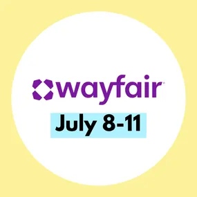 Wayfair event from July 8-11, featuring promotions or sales.