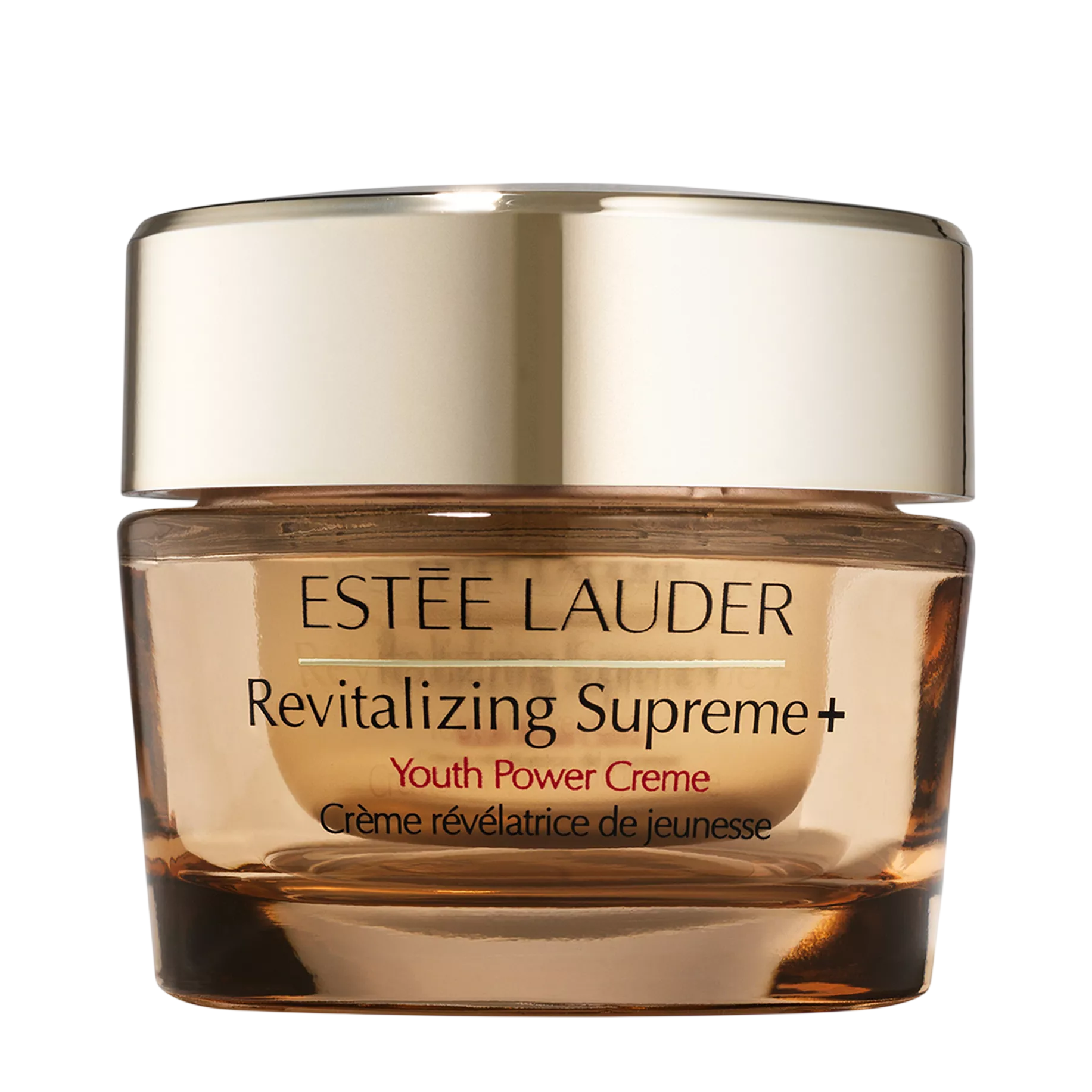 Estée Lauder Revitalizing Supreme+ Youth Power Creme, a skincare product designed to enhance youthful appearance.