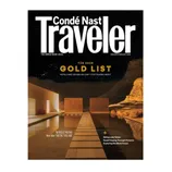 Condé Nast Traveler magazine cover for January/February 2026 features the \“2026 Gold List\“ of notable hotels and cruises, wellness tips, and travel insights for Lake Tahoe, Panama, and the Black Forest.