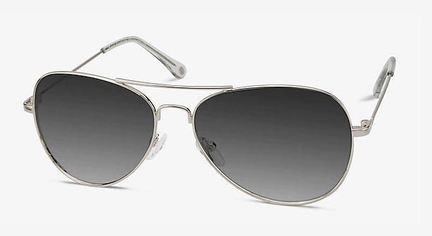 eyebuydirect good vibrations aviator sunglasses