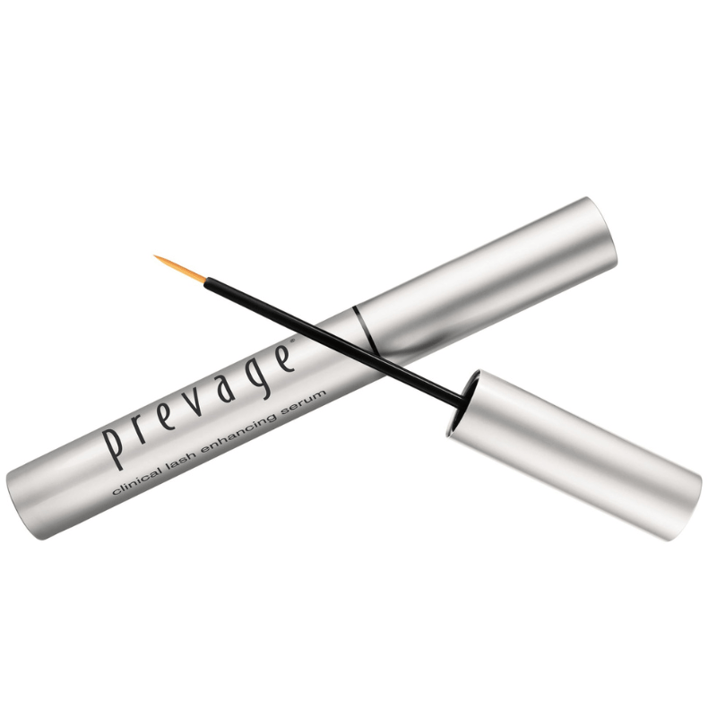 Prevage Clinical Lash Enhancing Serum is designed to improve the appearance of lashes and brows, featuring a precise applicator for targeted use.