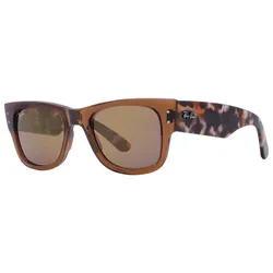 Brown sunglasses with dark lenses and tortoiseshell-patterned arms.