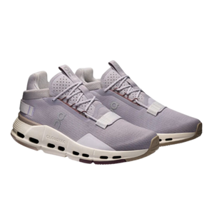 Light purple sneakers with a perforated upper, branded with small logos, featuring a CloudTec cushioned sole for enhanced comfort and performance.