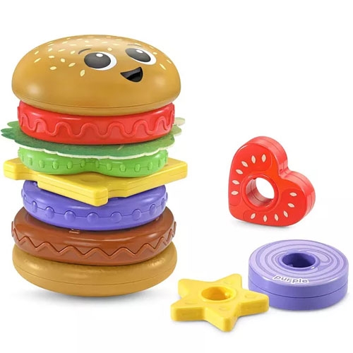 a stackable hamburger toy