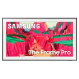 Samsung The Frame Pro TV with vibrant artwork display, resembling a framed painting.