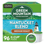 Green Mountain Coffee Roasters Nantucket Blend, Medium Roast, Keurig K-Cup Pods, 96-count.