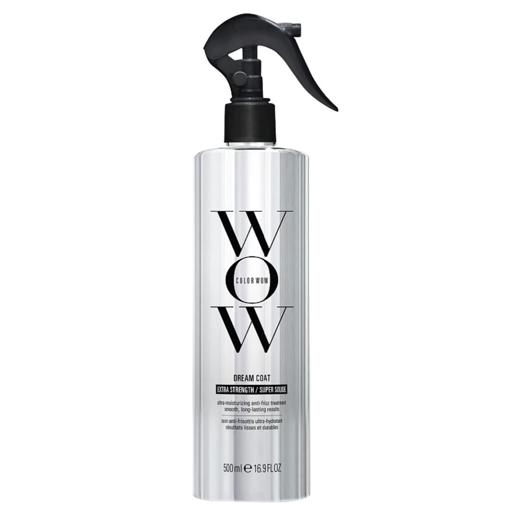 Color Wow Dream Coat Extra Strength Super Natural Spray; 500 ml (16.9 fl. oz); anti-frizz treatment for smooth, long-lasting results.