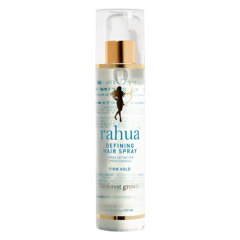 Rahua Defining Hair Spray is a firm hold, rainforest-grown styling product in a 5.4 fl. oz. (157 ml) bottle, designed to provide spray definition for hair.