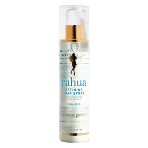Rahua Defining Hair Spray is a firm hold, rainforest-grown styling product in a 5.4 fl. oz. (157 ml) bottle, designed to provide spray definition for hair.