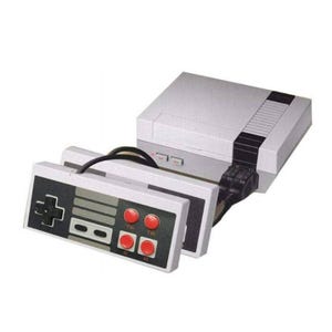 A classic gaming console with a rectangular controller featuring a directional pad and red buttons.
