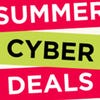 pink and green banner advertising kohls summer cyber sale