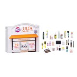 Limited Edition Ulta Beauty Mini Brands set featuring 25 miniature beauty products, including haircare, skincare, and makeup items.