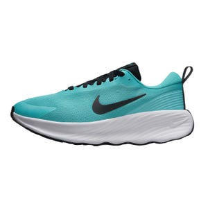 Nike Men's Promina Shoes in turquoise feature a sleek design with a black swoosh logo, a breathable mesh upper, and a thick white cushioned sole for comfort.