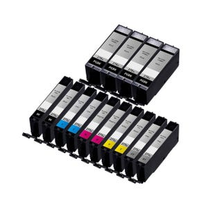28ct Canon 270/271 XL Ink Cartridges include black, cyan, magenta, yellow, and gray cartridges. They are compatible with certain Canon printers, designed for high-yield printing.