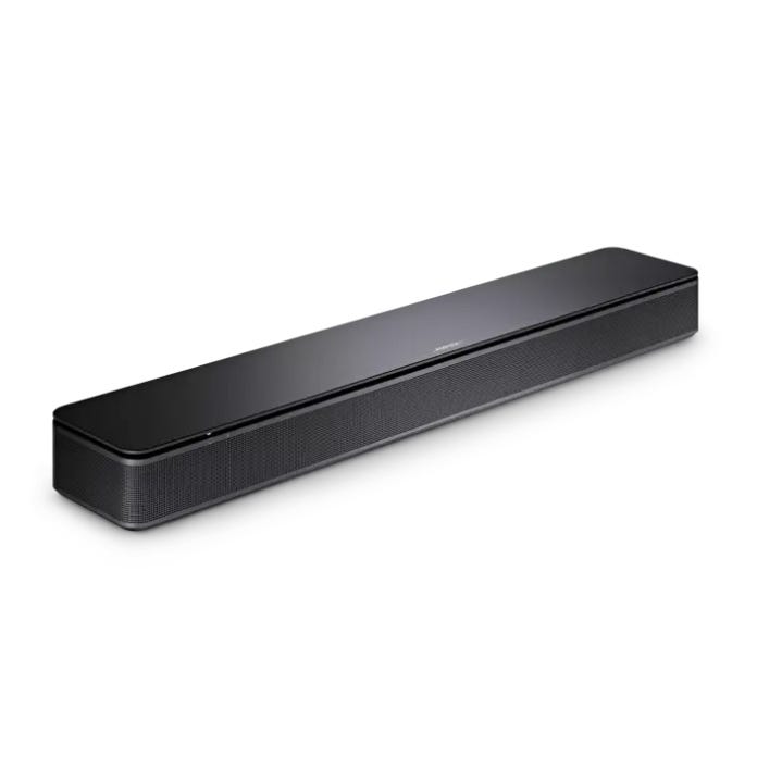 Bose Solo Series II Soundbar is a sleek, compact soundbar with a black finish, designed to enhance TV audio with clear dialogue and deeper bass. Compatible with Bluetooth for wireless music streaming.