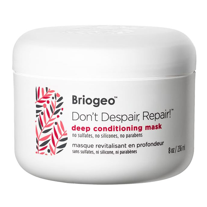 Briogeo Don't Despair, Repair! Deep Conditioning Mask, 8 oz. This hair mask is sulfate-free, silicone-free, and paraben-free.