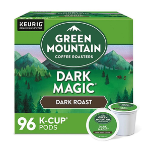 Green Mountain Coffee Roasters Dark Magic, Dark Roast, 96 K-Cup Pods for Keurig.