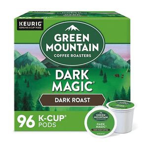Green Mountain Coffee Roasters Dark Magic, Dark Roast, 96 K-Cup Pods for Keurig.