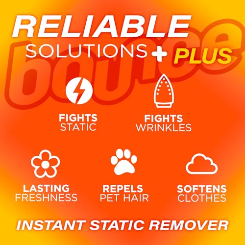 Reliable Solutions Plus offers an instant static remover that fights static and wrinkles, provides lasting freshness, repels pet hair, and softens clothes.