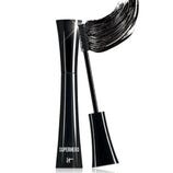 A black mascara from IT Cosmetics with the name \“Superhero,\“ featuring a curved brush applicator.