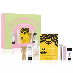 Macy's \“All You Need Beauty\“ set includes Pattern leave-in conditioner, Lancome Absolue cream, Bobbi Brown Vitamin Enriched Face Base, Bumble and Bumble Hairdressers Invisible Oil, Kate Somerville ExfoliKate, Smashbox primer, and more in sample sizes.