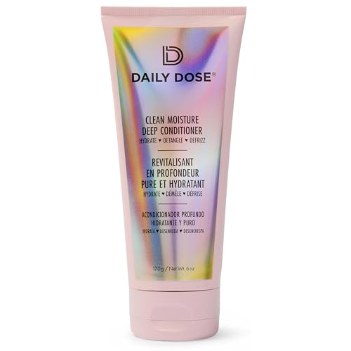 Daily Dose Clean Moisture Deep Conditioner, 170g (6 oz), designed to hydrate, detangle, and de-frizz.