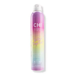 CHI Vibes Better Together Dual Mist Hair Spray, 10 oz, featuring a rainbow gradient design on the can.