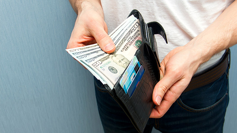 cash in wallet during inflation