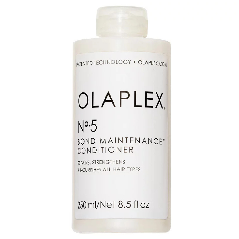 Olaplex No. 5 Bond Maintenance Conditioner, 250 ml (8.5 fl oz), designed to repair, strengthen, and nourish all hair types.