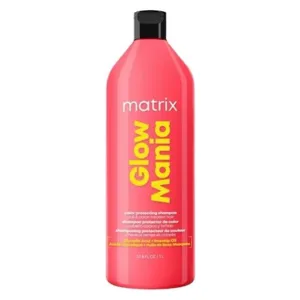 Matrix Glow Mania color protecting shampoo with chelating acid and rosehip oil, 33.8 fl oz.