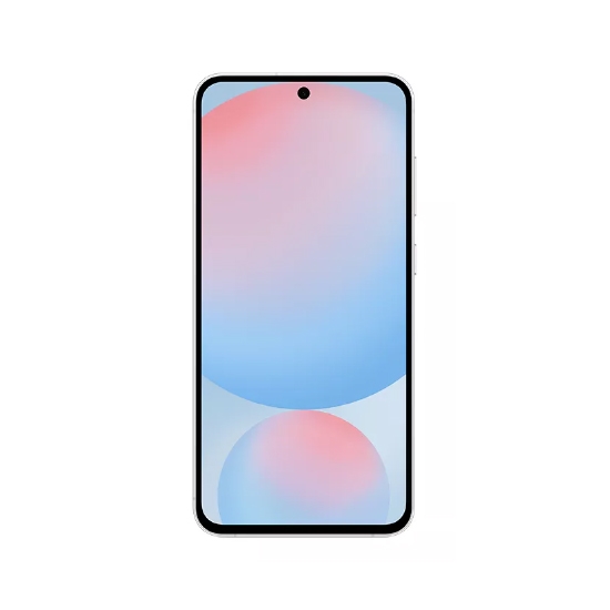 Samsung S24 FE smartphone available for free with a Verizon plan, featuring a sleek design with a central punch-hole display.