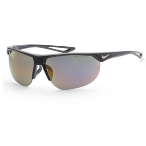 Nike Cross Trainer Sunglasses feature a black frame with an open-lens design, mirrored lenses, and a small Nike logo on the temples.