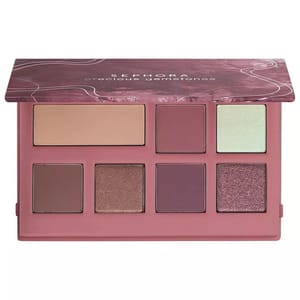 Sephora Precious Gemstones eyeshadow palette featuring six shades in matte and shimmer finishes, including neutral and jewel tones for versatile eye looks.