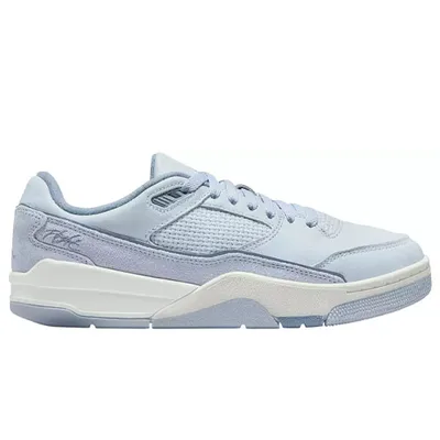 A light blue sneaker with mesh and suede detailing, complemented by a slightly darker midsole and tonal laces.