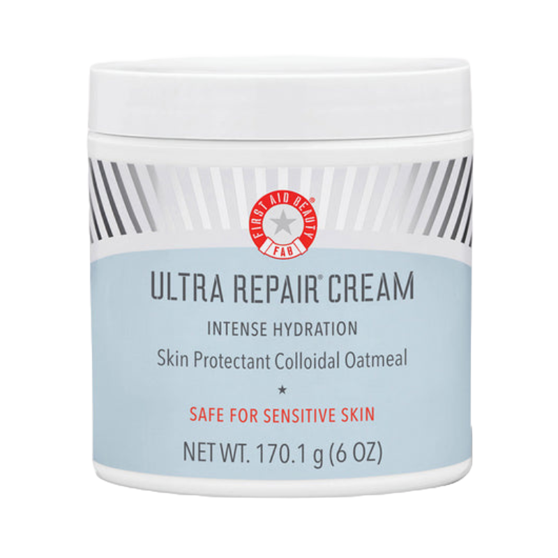Ultra Repair Cream Intense Hydration is a skin protectant with colloidal oatmeal, designed for intense hydration and is safe for sensitive skin. It comes in a 170.1 g (6 oz) container.