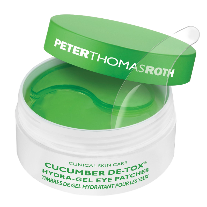 Peter Thomas Roth Cucumber De-Tox Hydra-Gel Eye Patches, offering hydrating care for the eye area.