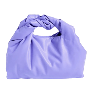 A lavender A.L.C. Paloma Hobo Bag with a slouchy silhouette and a knotted shoulder strap.